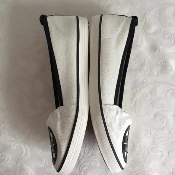 Tory Burch Raymond Slip On Sneaker Canvas - Picture 5 of 7